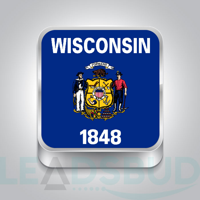 USA State Wisconsin Business Email List